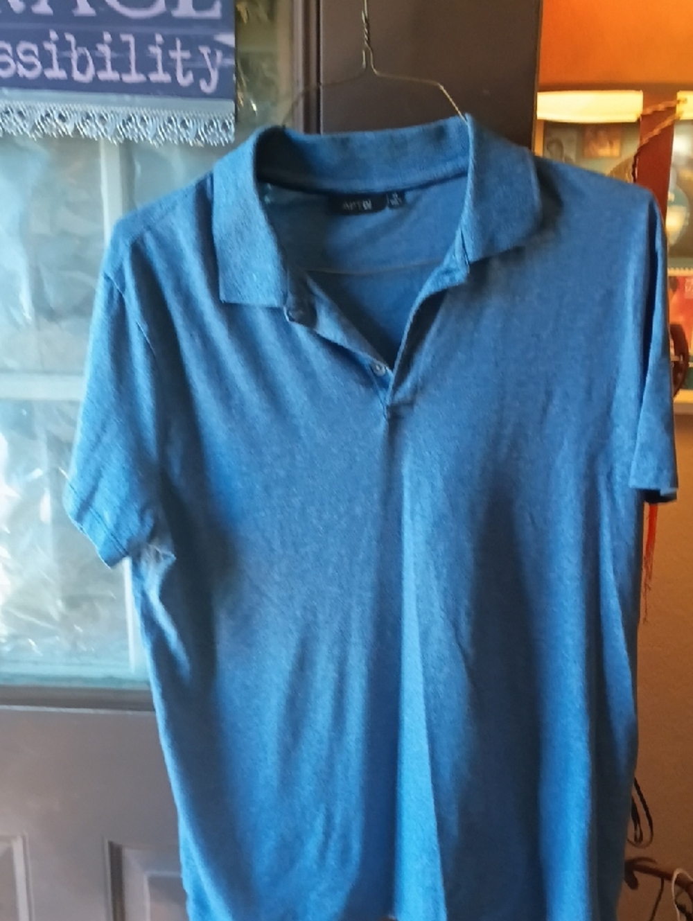 Men's Blue Polo Shirt Apt.9